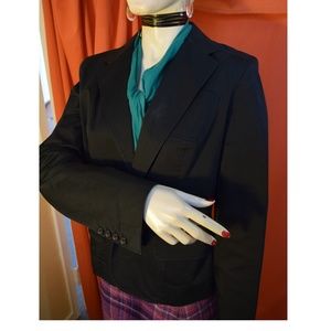 ANN TAYLOR LOFT BLACK BLAZER